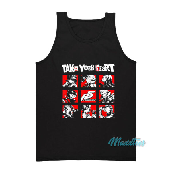 Take Your Heart Persona 5 Character Tank Top