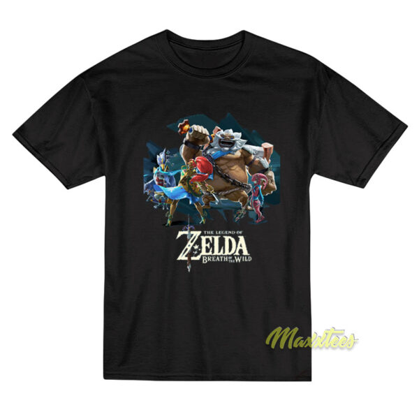 The Legend of Zelda Breath of The Wild Characters T-Shirt