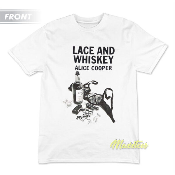 Alice Cooper Lace and Whiskey Vintage T-Shirt