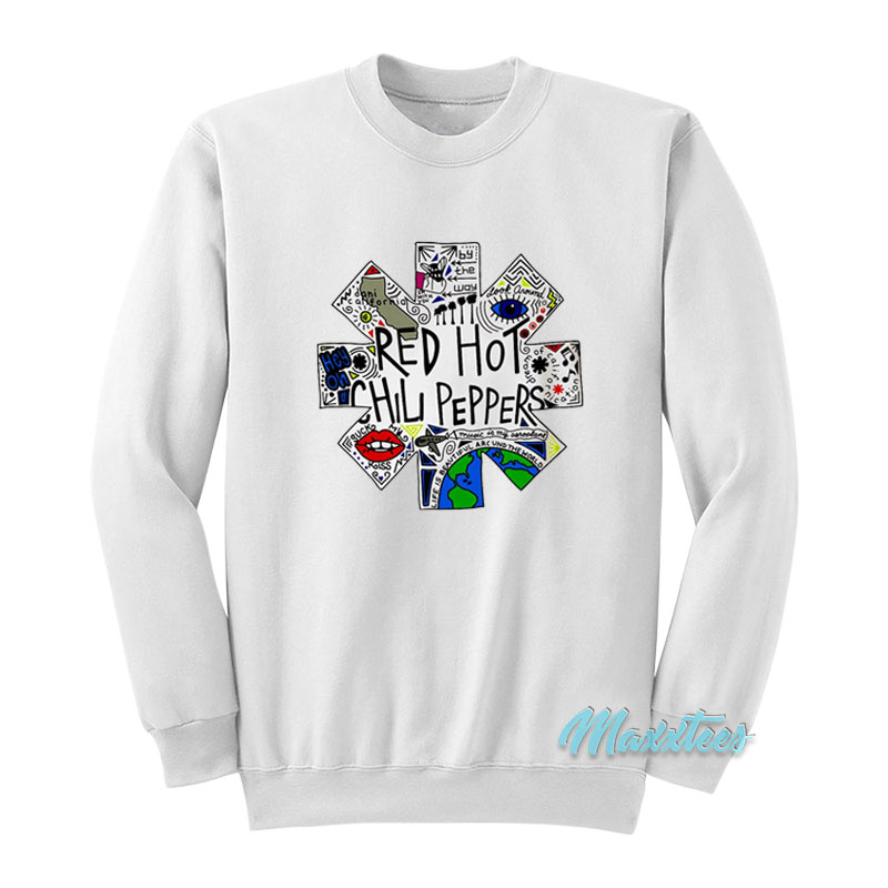 All Around The World Red Hot Chili Peppers Sweatshirt - Maxxtees