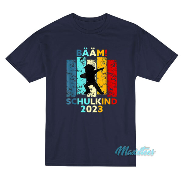Kinder Baam Schulkind 2023 T-Shirt