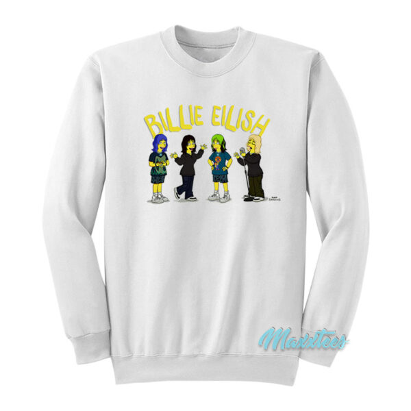 Billie Eilish x The Simpsons Sweatshirt