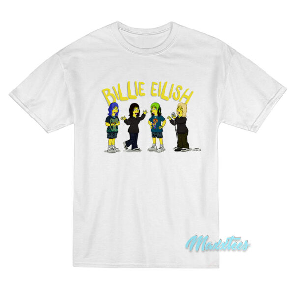 Billie Eilish x The Simpsons T-Shirt