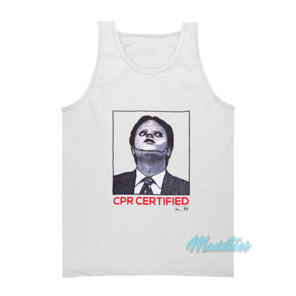 Dwight Schrute CPR Certified The Office Tank Top