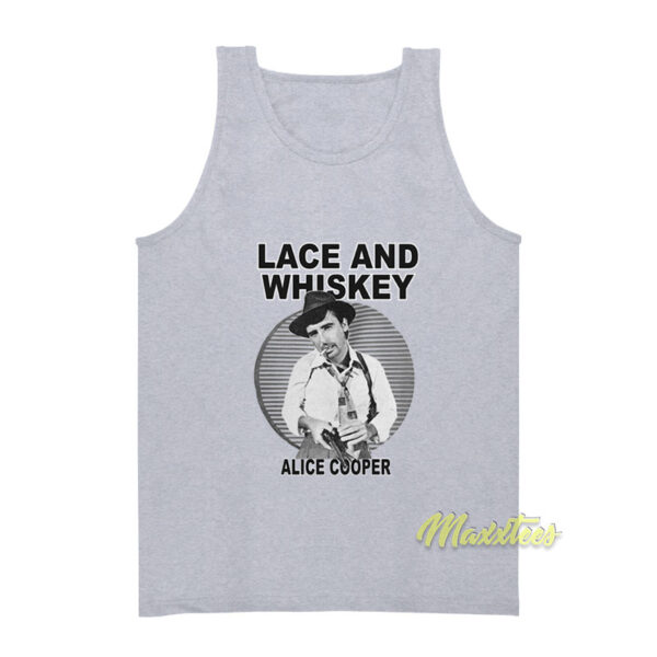 Lace and Whiskey Alice Cooper Tank Top