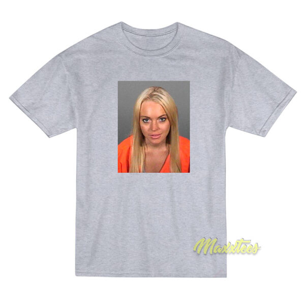 Lindsay Lohan Mugshot T-Shirt