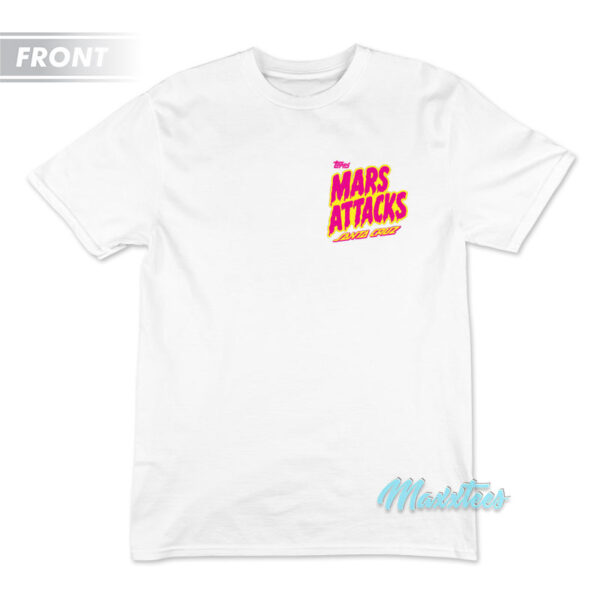 Santa Cruz Mars Attacks Martian Face T-Shirt