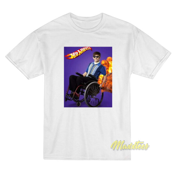 Artie Abrams in Glee Hot Wheels T-Shirt