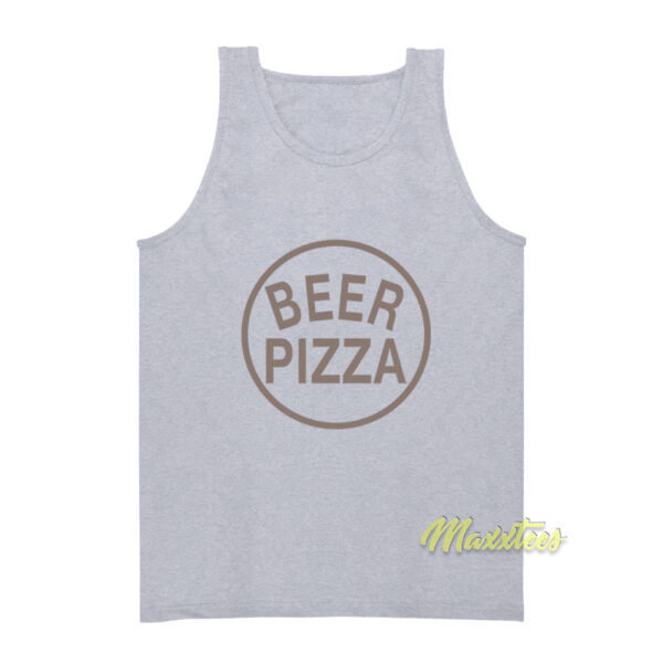 Beer and Pizza Tank Top