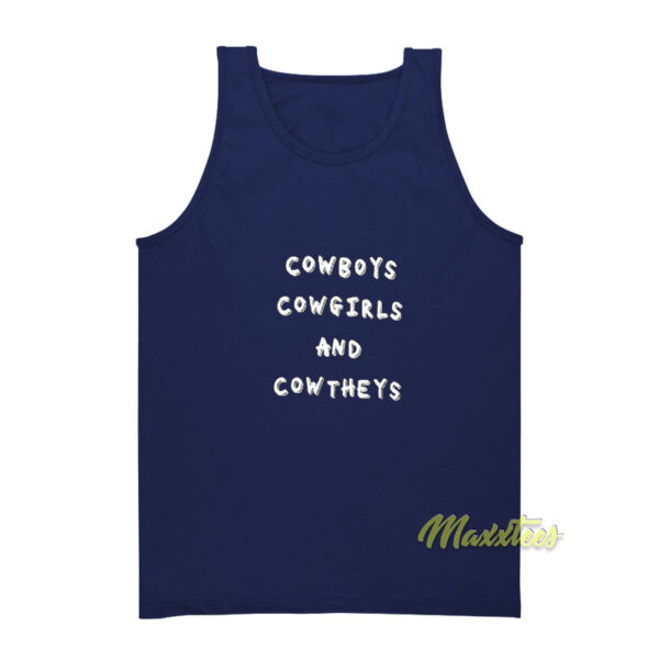 Cowboys Cowgirl and Cowtheys Tank Top