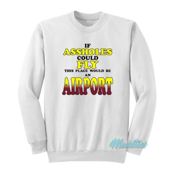Drake If Assholes Could Fly Airport Sweatshirt