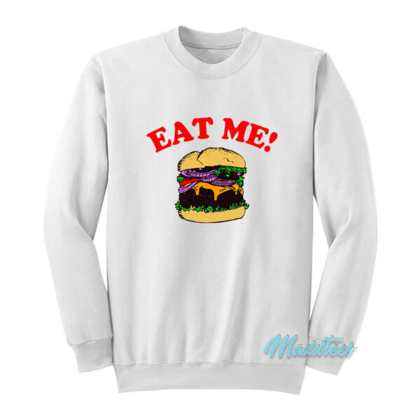 Captain Spaulding Eat Me Hamburger Sweatshirt