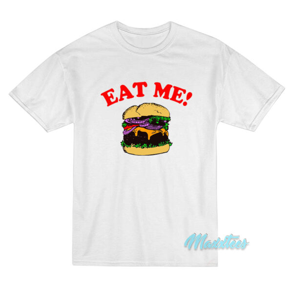 Captain Spaulding Eat Me Hamburger T-Shirt