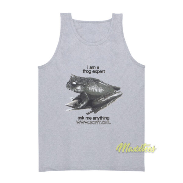 I Am Frog Expert Ask Me Anything Tank Top