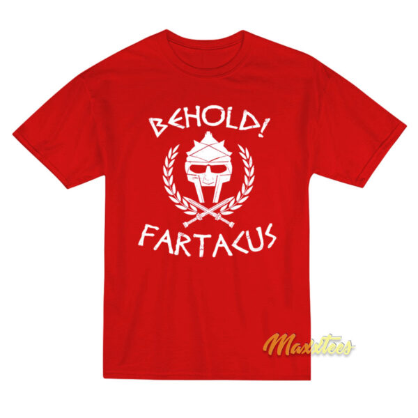 Junior Behold Fartacus Movie T-Shirt