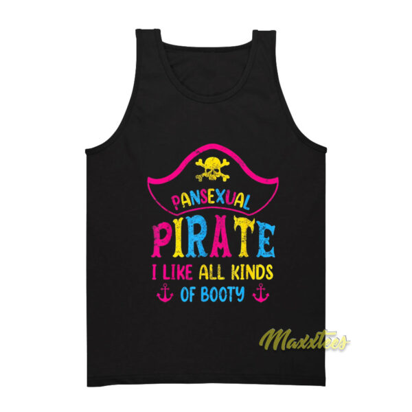 Pansexual Pride Pirate LGBTQ Tank Top