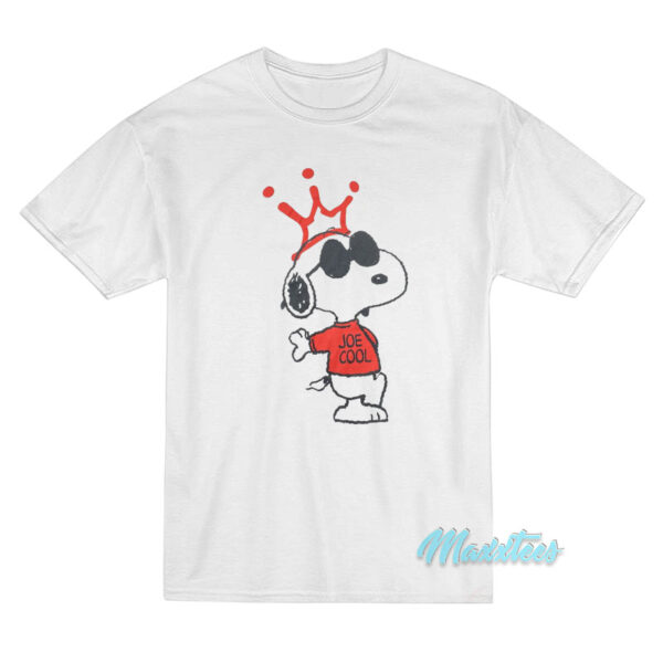 Peanuts Joe Cool Snoopy Crown T-Shirt