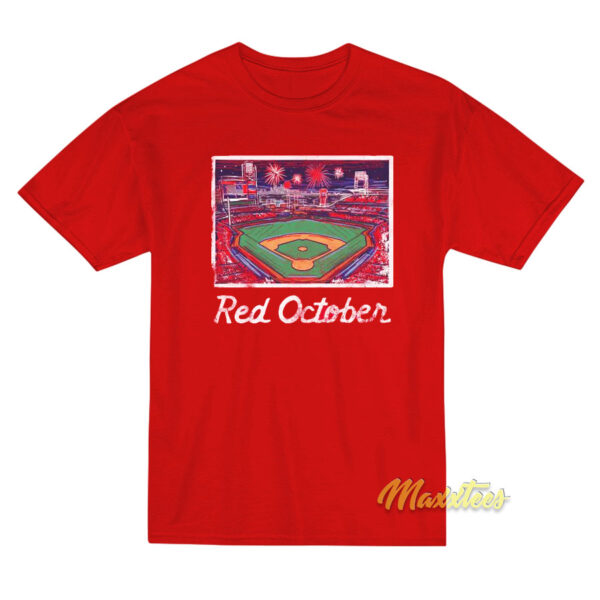 Philadelphia Phillies Red October Stadium T-Shirt