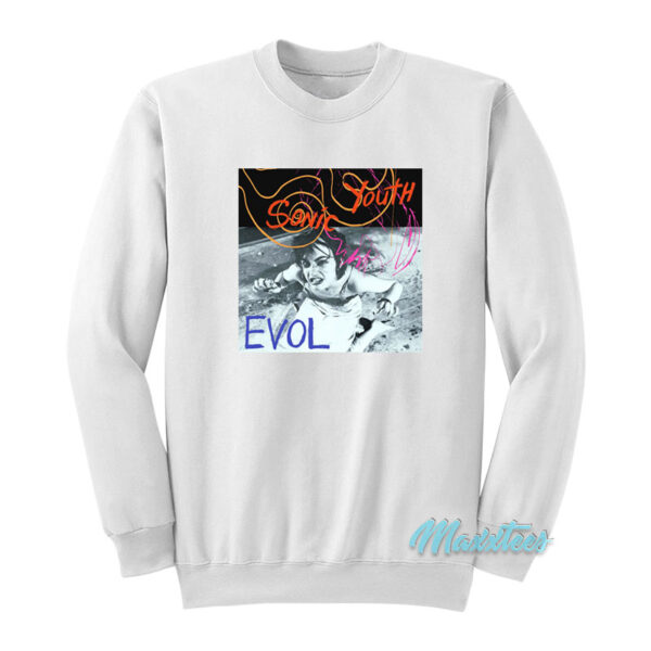 Sonic Youth Evol Album Cover Sweatshirt
