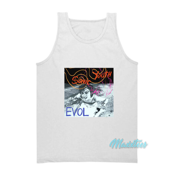 Sonic Youth Evol Album Cover Tank Top