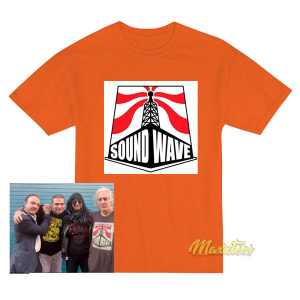 Sound Wave Radio Tower Logo T-Shirt