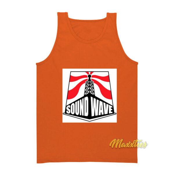 Sound Wave Radio Tower Logo Tank Top