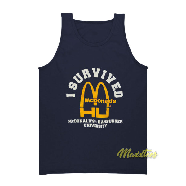 90s McDonald's Hamburger University Tank Top