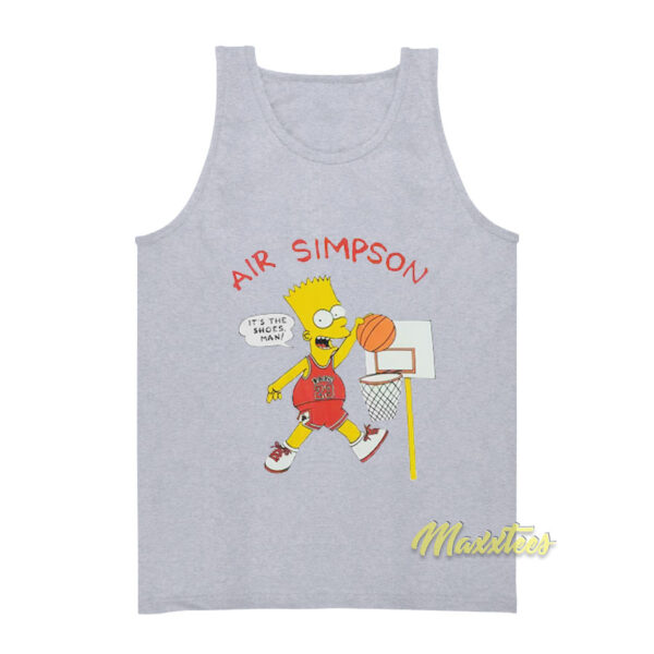 Air Simpson Bart Simpson 1990s Tank Top