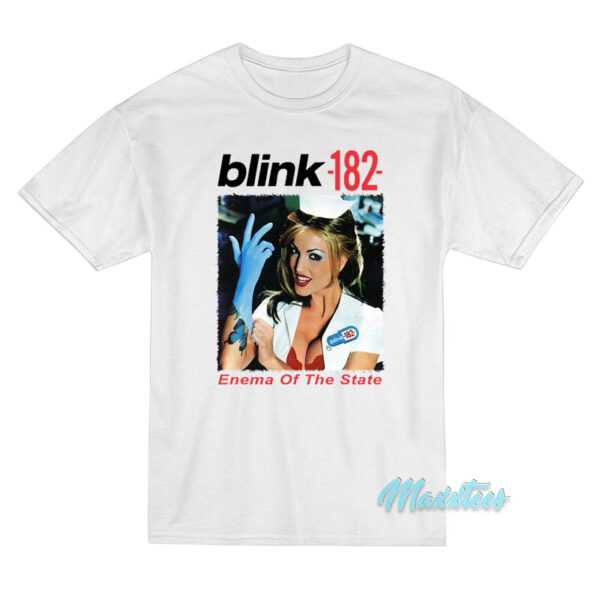 Blink 182 Enema Of The State Nurse Album T-Shirt