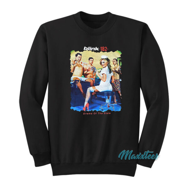 Blink 182 Enema Of The State Album Cover Sweatshirt