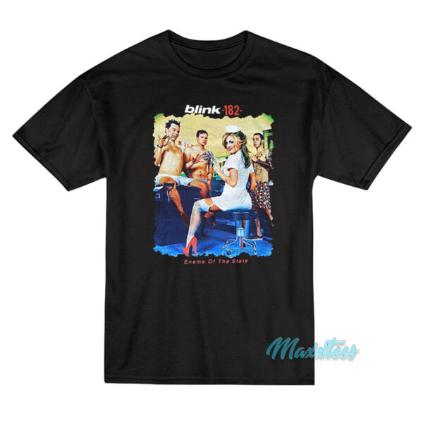 Blink 182 Enema Of The State Album Cover T-Shirt