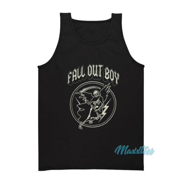 Fall Out Boy Flying Grim Reaper Tank Top