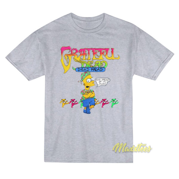 Grateful Dead Deadhead Simpsons T-Shirt