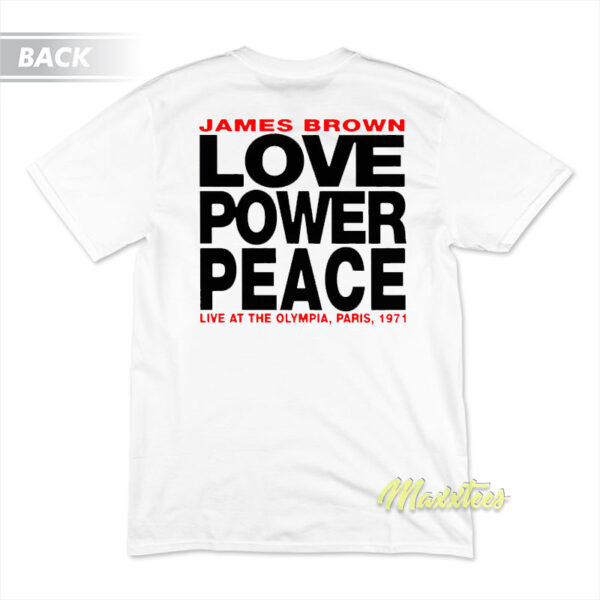 James Brown Love Power Peace 1971 T-Shirt
