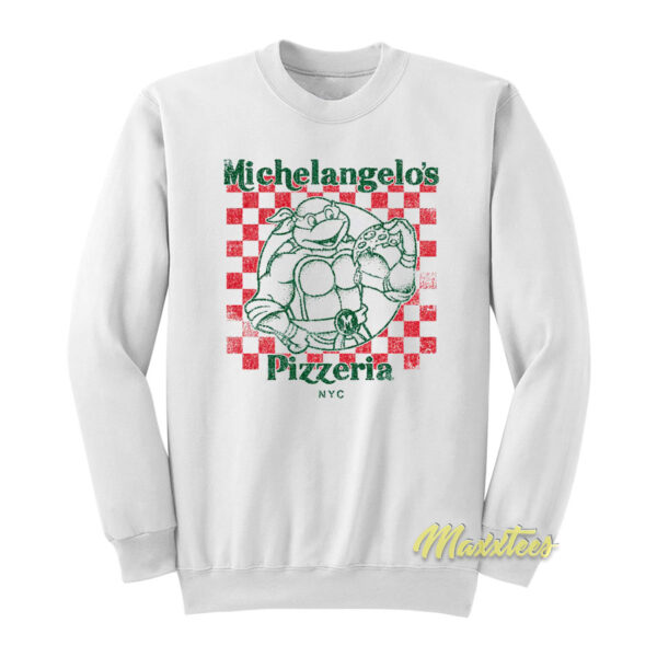 Michelangelo's Pizzeria NYC TMNT Sweatshirt