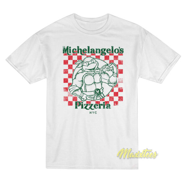 Michelangelo's Pizzeria NYC TMNT T-Shirt
