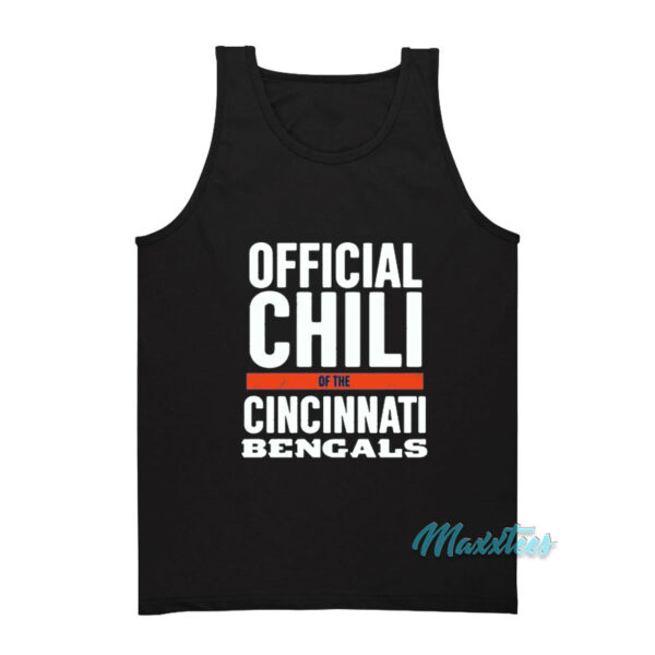 Official Chili Of The Cincinnati Bengals Tank Top