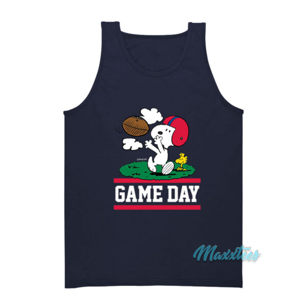 Peanuts Snoopy Football Game Day Tank Top