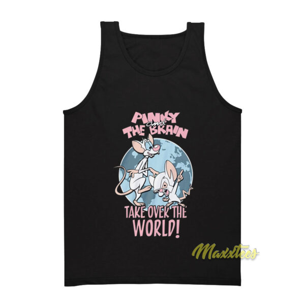 Pinky and The Brain Take Over The World Tank Top