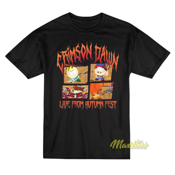 South Park Crimson Dawn Live From Autumn Fest T-Shirt