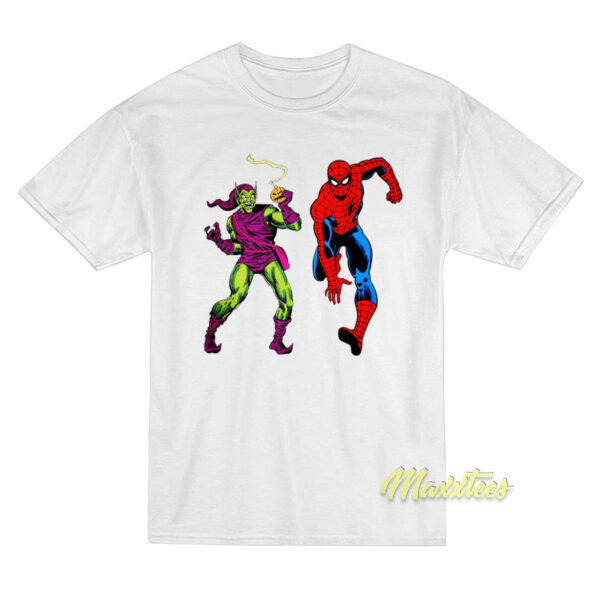 Spider Man vs Green Goblin T-Shirt