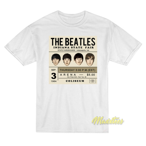 The Beatles Indianapolis State Fair 1964 T-Shirt