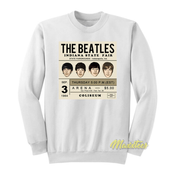 The Beatles Indianapolis State Fair 1964 Sweatshirt