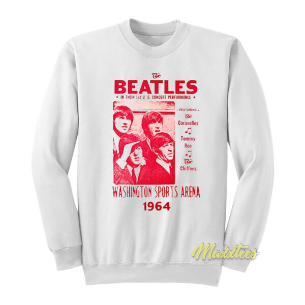 The Beatles Washington Sport Arena 1964 Sweatshirt