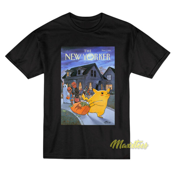 The New Yorker Pikachu Harry Bliss 1999 T-Shirt