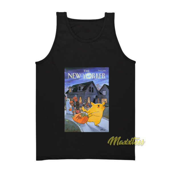The New Yorker Pikachu Harry Bliss 1999 Tank Top