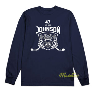 Adam Johnson 47 Nottingham Panthers Long Sleeve Shirt