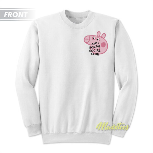 Anti Social Social Club Peppa Pig Sweatshirt
