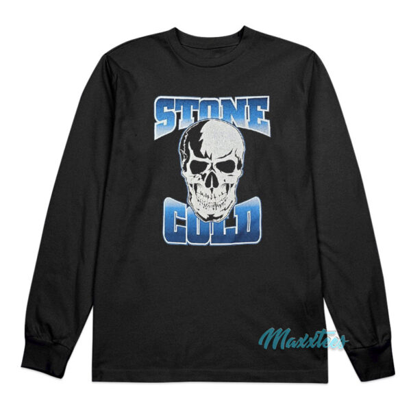 CM Punk Stone Cold Skull Long Sleeve Shirt