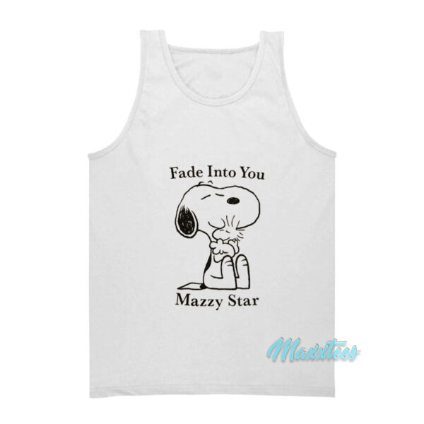 Snoopy Fade Into You Mazzy Star Tank Top